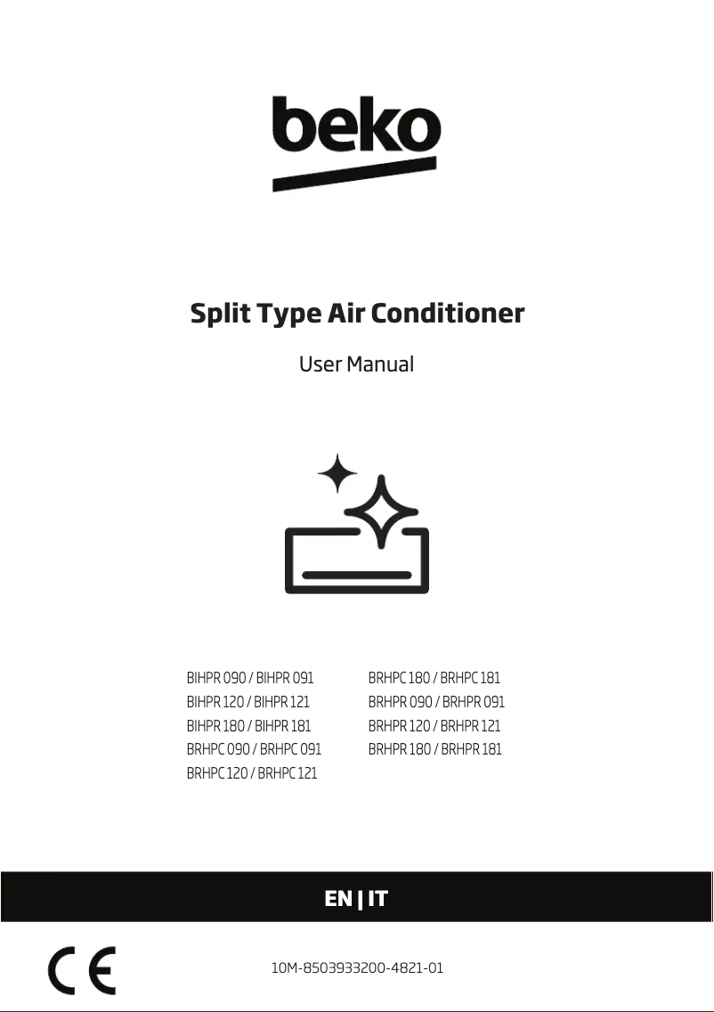 Imagen de la primera página del manual del dispositivo BRHPR 090