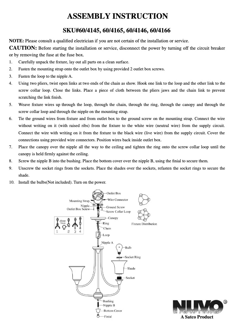 Imagen de la primera página del manual del dispositivo Surrey 60/4146