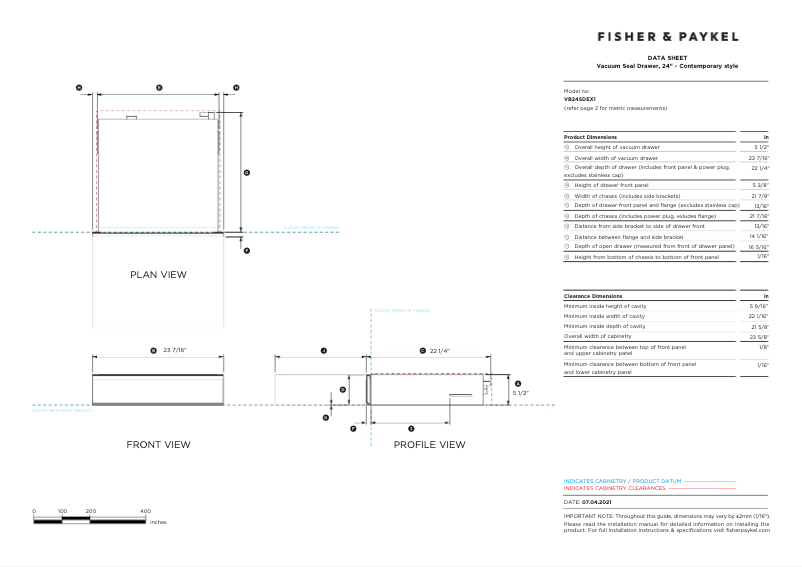 Imagen de la primera página del manual del dispositivo VB24SDEX1