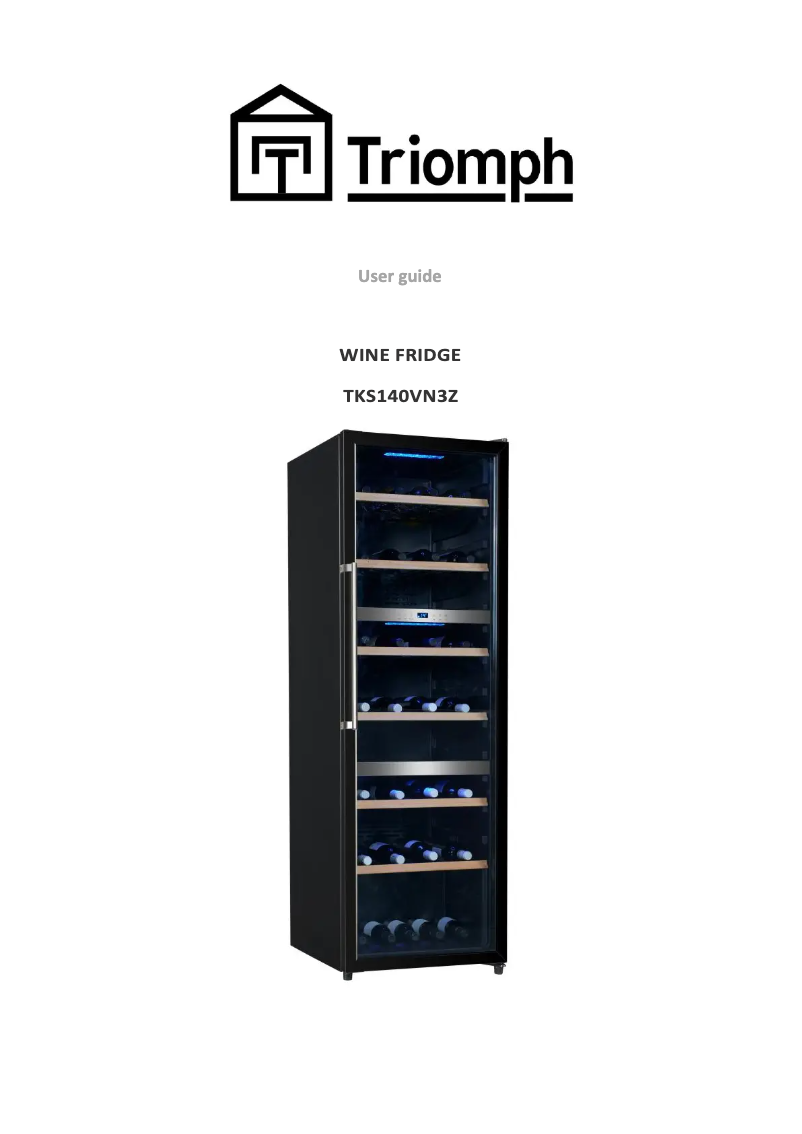 Imagen de la primera página del manual del dispositivo TKS140VN3Z