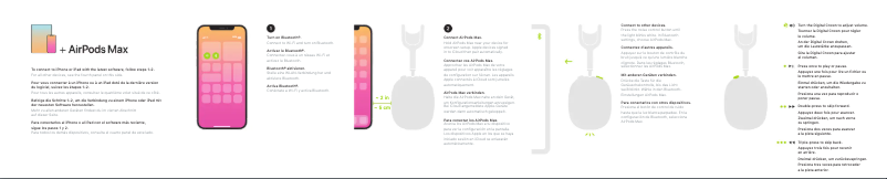 Imagen de la primera página del manual del dispositivo AirPods Max