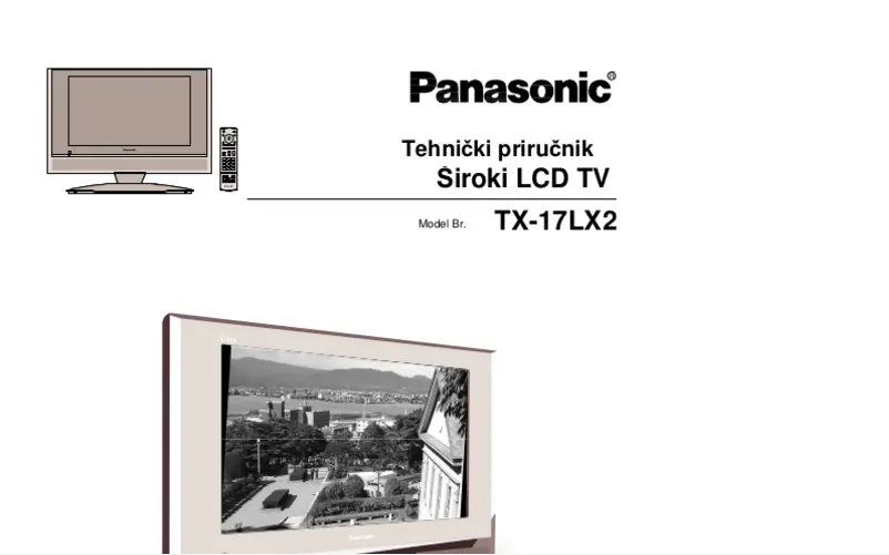 Imagen de la primera página del manual del dispositivo Viera TX-17LX2