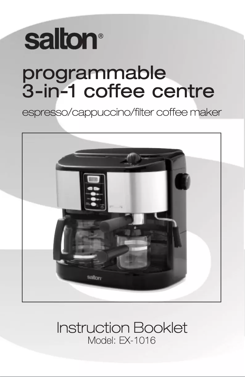 Página nº 1 - Manual de usuario Salton EX1016