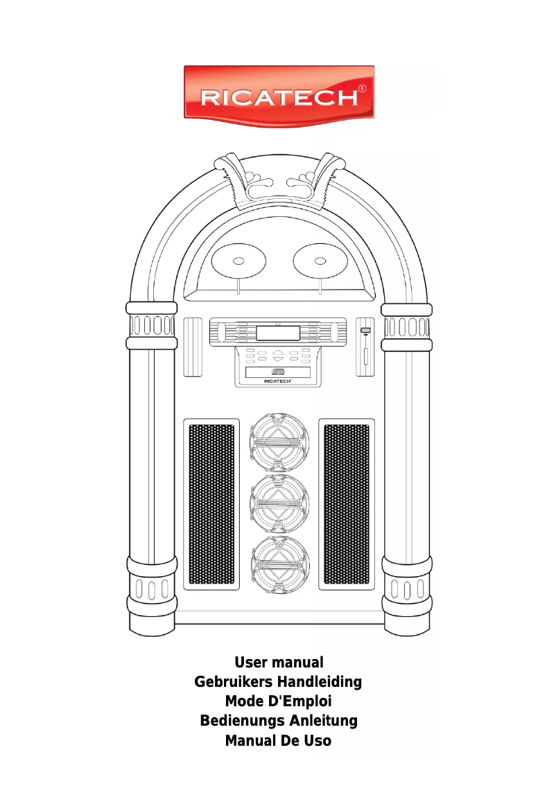 Imagen de la primera página del manual del dispositivo Black XXL LED RR1600