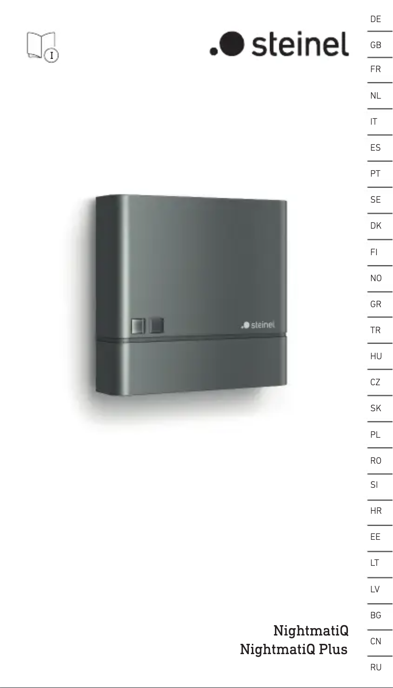 Imagen de la primera página del manual del dispositivo NightmatIQ