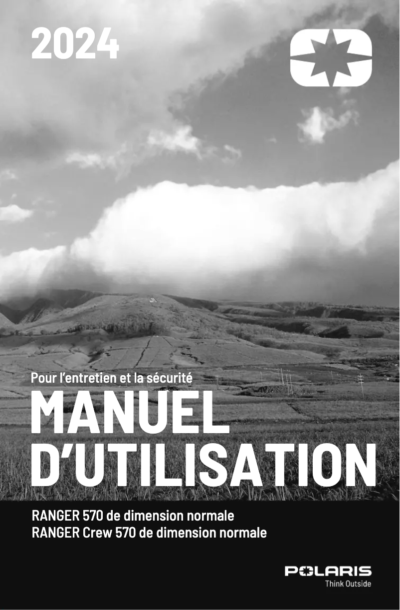 Imagen de la primera página del manual del dispositivo RANGER CREW 570 (2024)