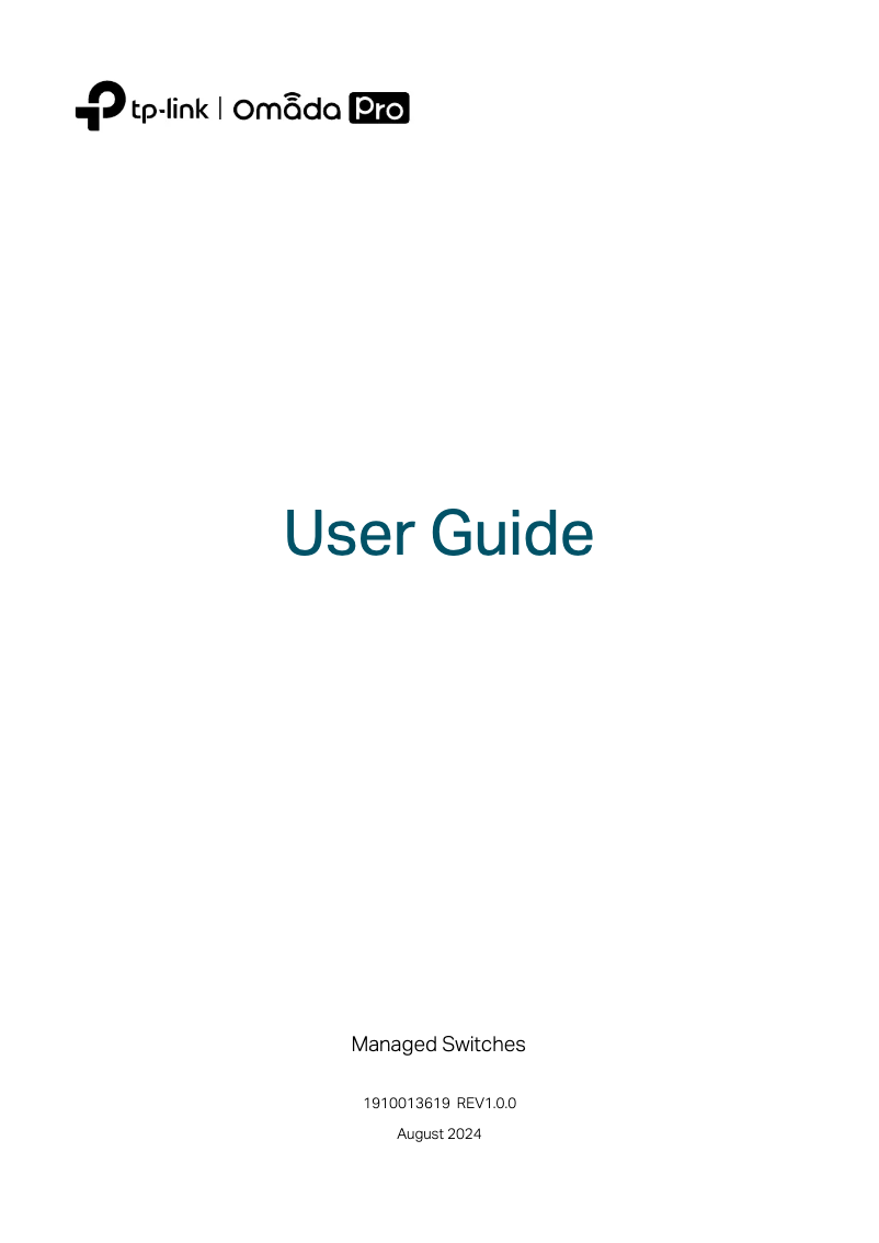 Página nº 1 - Manual de usuario TP-Link Omada Pro S5500-24GP4XF