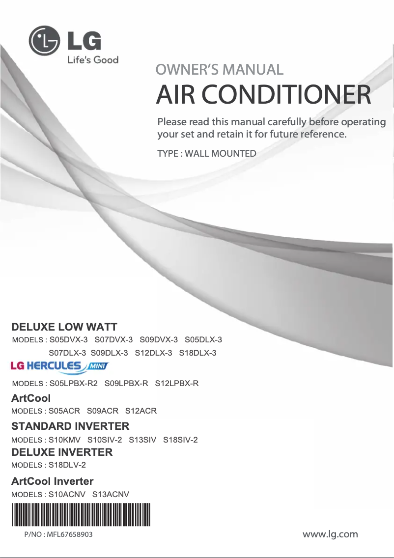 Página 1 del manual Manual de usuario LG SN18SIV-2