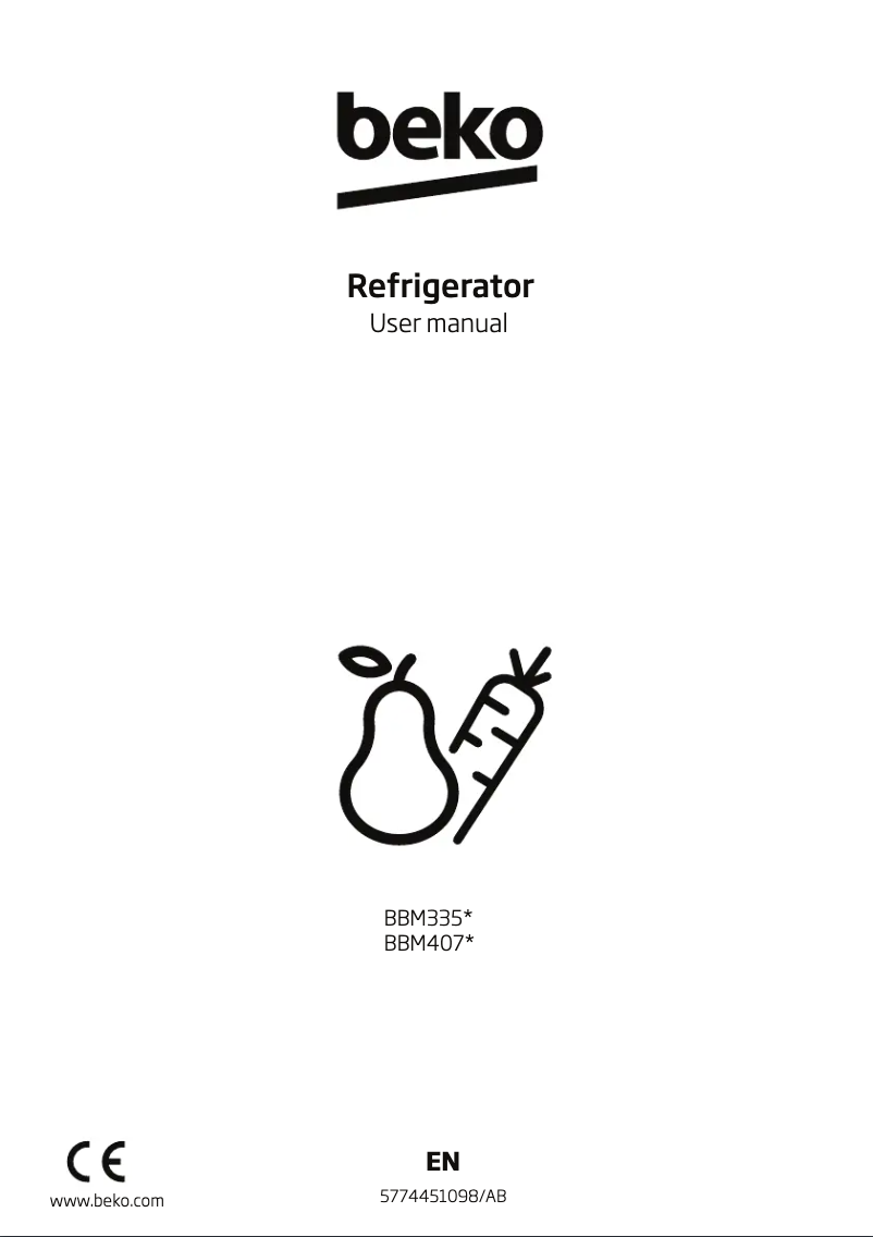 Página 1 del manual Manual de usuario Beko BBM407PDX1