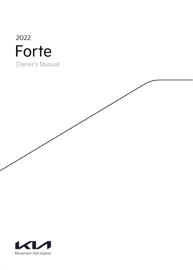 Página 1 del manual Manual de usuario Kia Forte (2022)