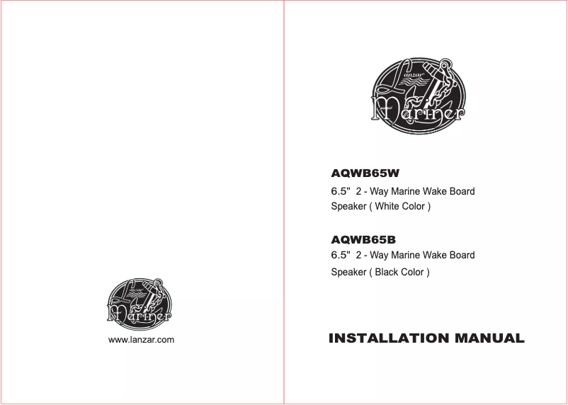 Imagen de la primera página del manual del dispositivo Mariner AQWB65W