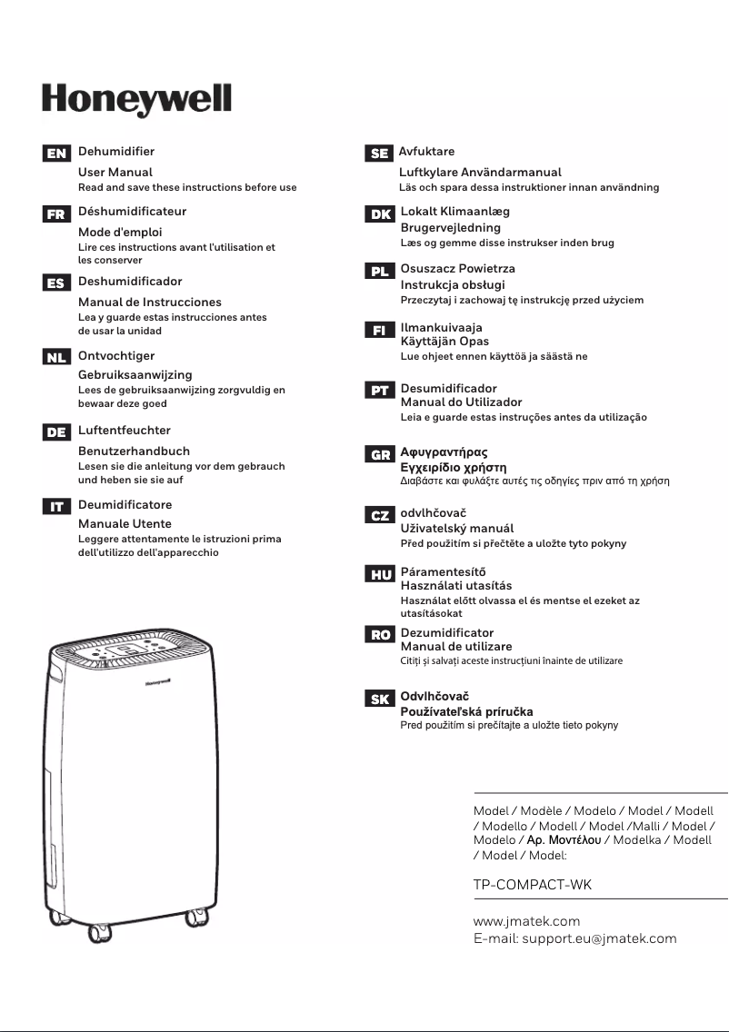 Página 1 del manual Manual de usuario Honeywell TL-Compact