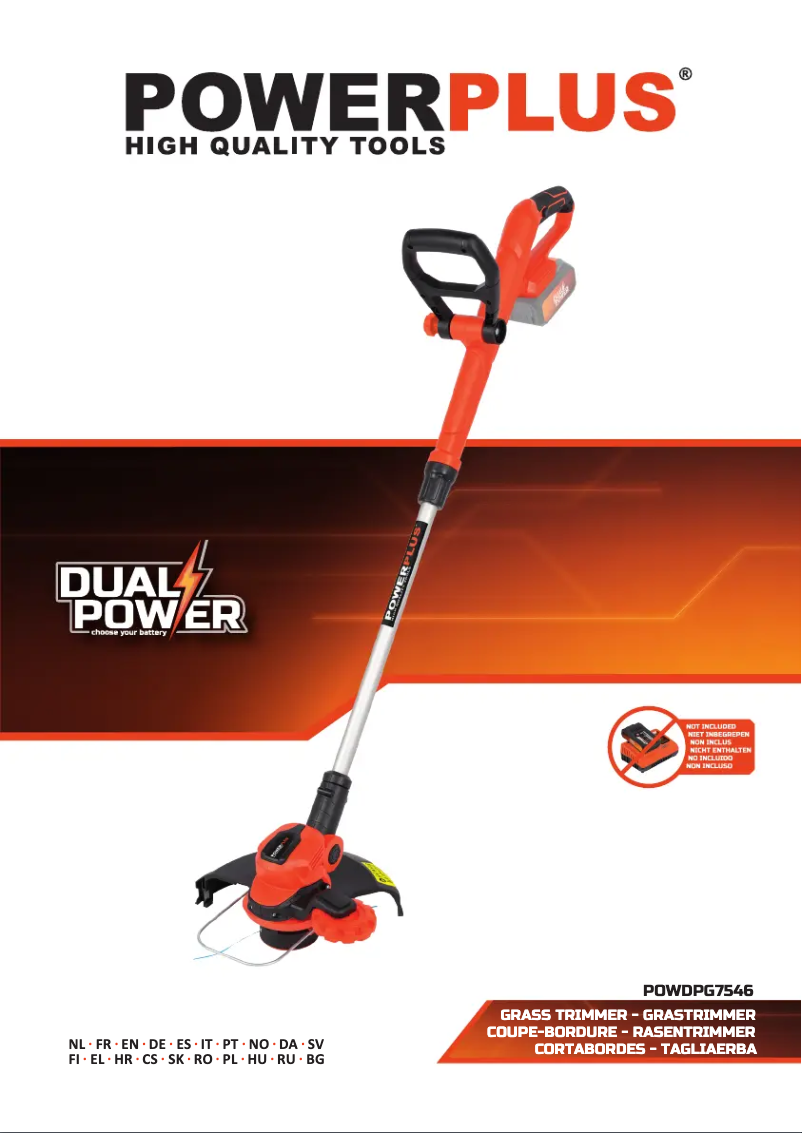 Página 1 del manual Manual de usuario PowerPlus POWDPG7546