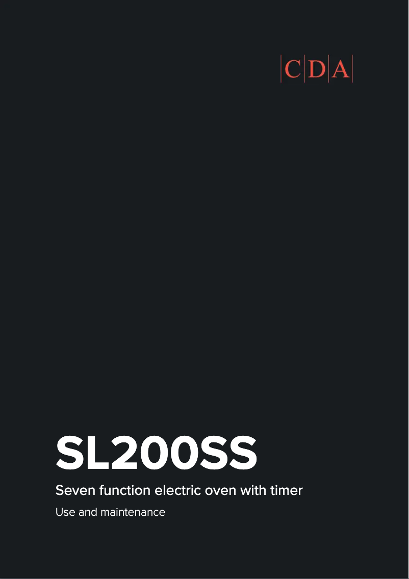 Imagen de la primera página del manual del dispositivo SL200SS