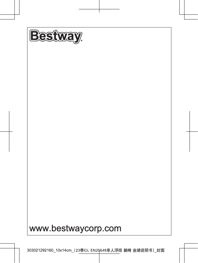 Página nº 1 - Manual de usuario Bestway 43650