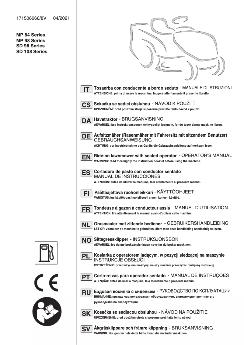 Imagen de la primera página del manual del dispositivo Tornado 2108 HW