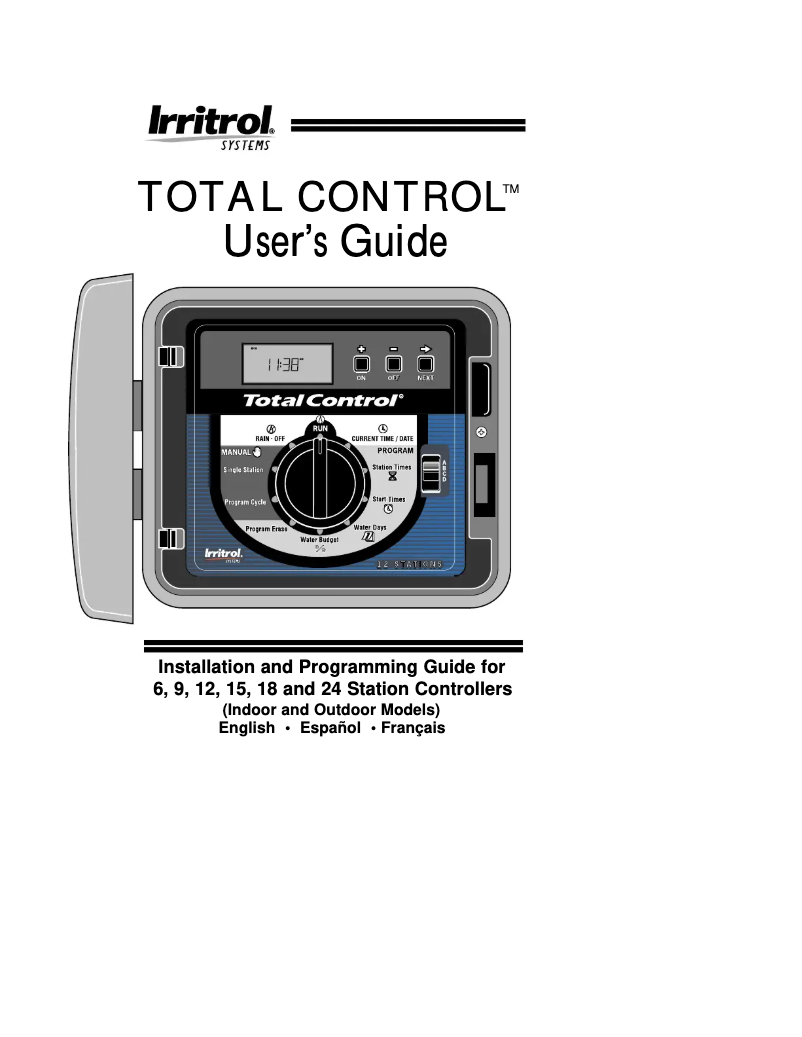 Imagen de la primera página del manual del dispositivo TC-24EX-R