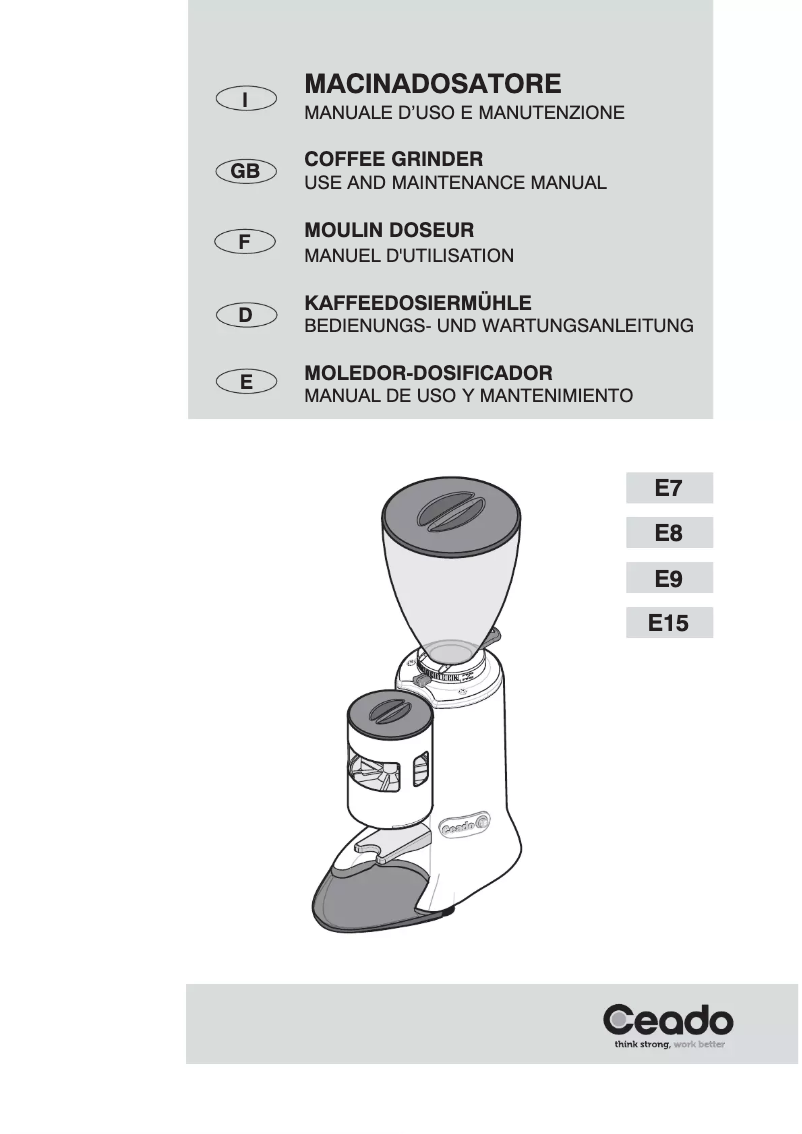 Página 1 del manual Manual de usuario Ceado E8