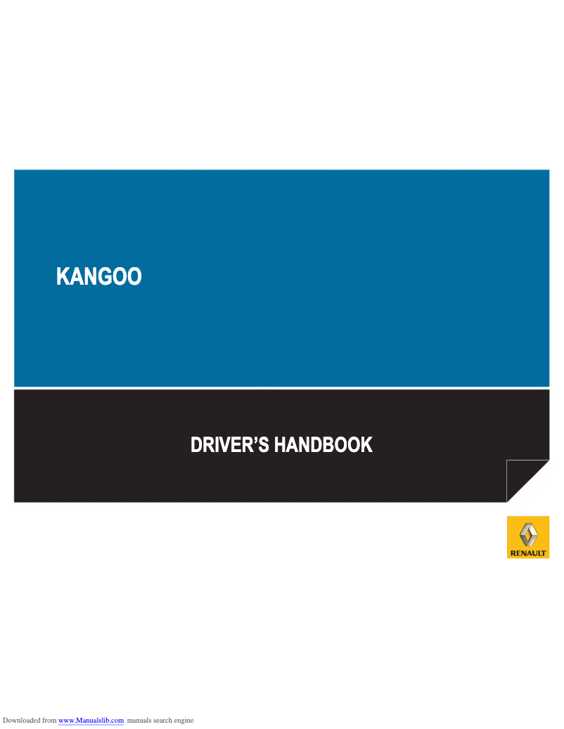 Imagen de la primera página del manual del dispositivo Kangoo (2015)