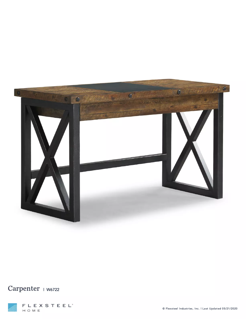 Página nº 1 - Manual de usuario Flexsteel Carpenter W6722-733