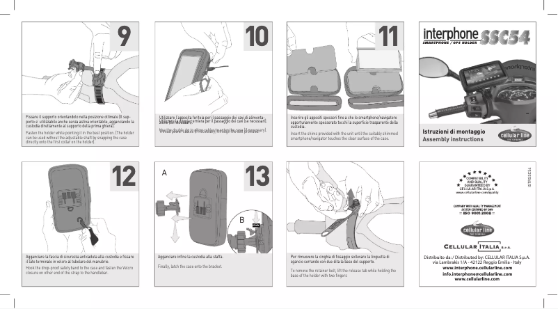 Página nº 1 - Manual de usuario Cellular Line SSCGPS54