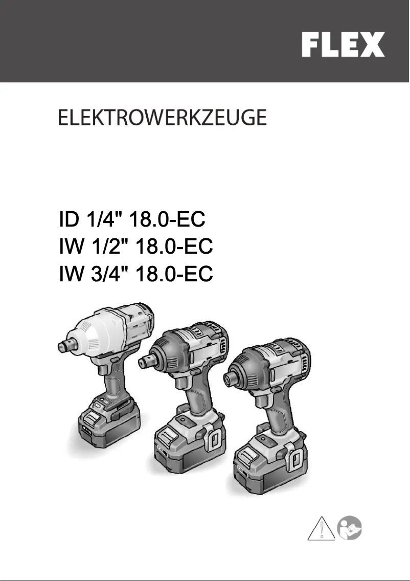 Imagen de la primera página del manual del dispositivo IW 3/4" 18.0-EC