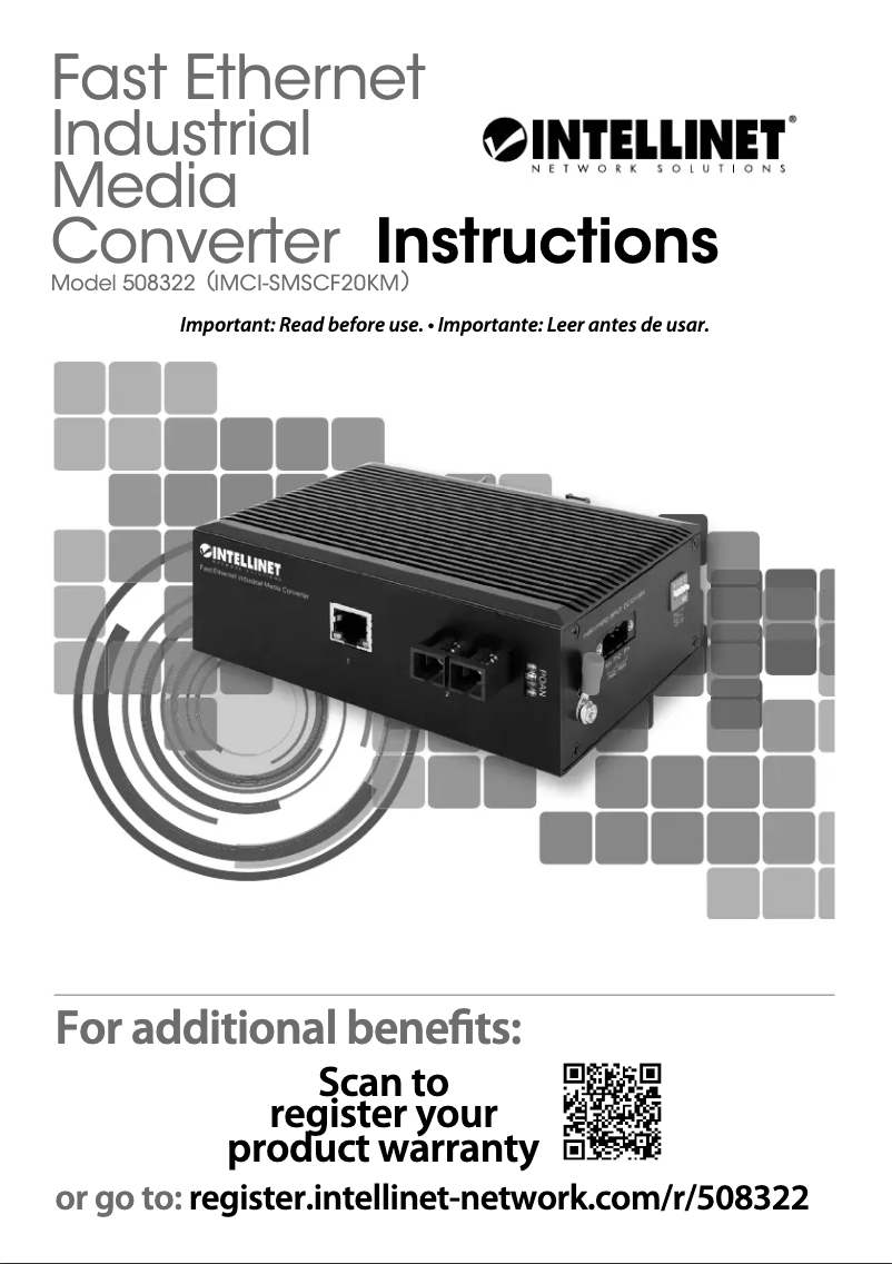 Página 1 del manual Manual de usuario Intellinet 508322