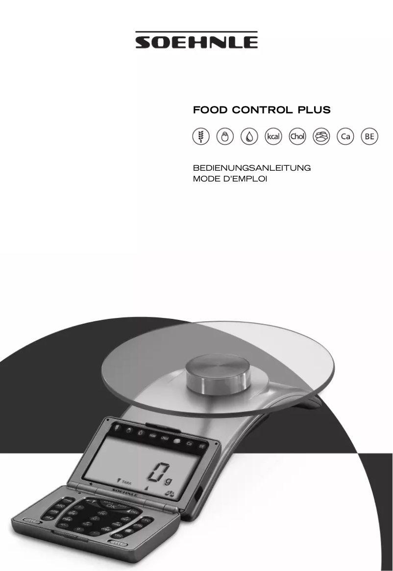 Página 1 del manual Manual de usuario Soehnle Food Control Plus 65085