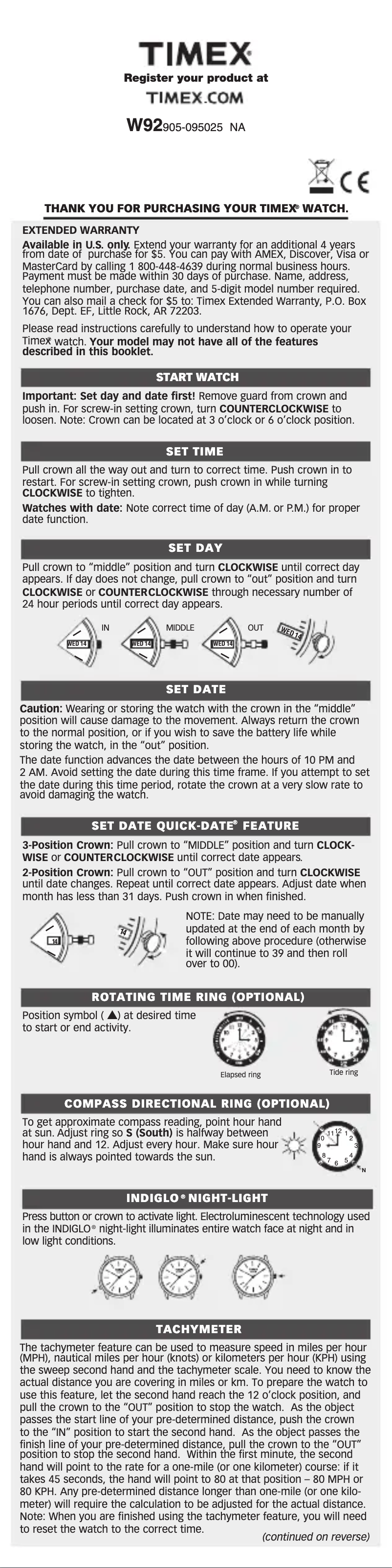 Página nº 1 - Manual de usuario Timex Women's Sport Aluminum Top Ring T2P019
