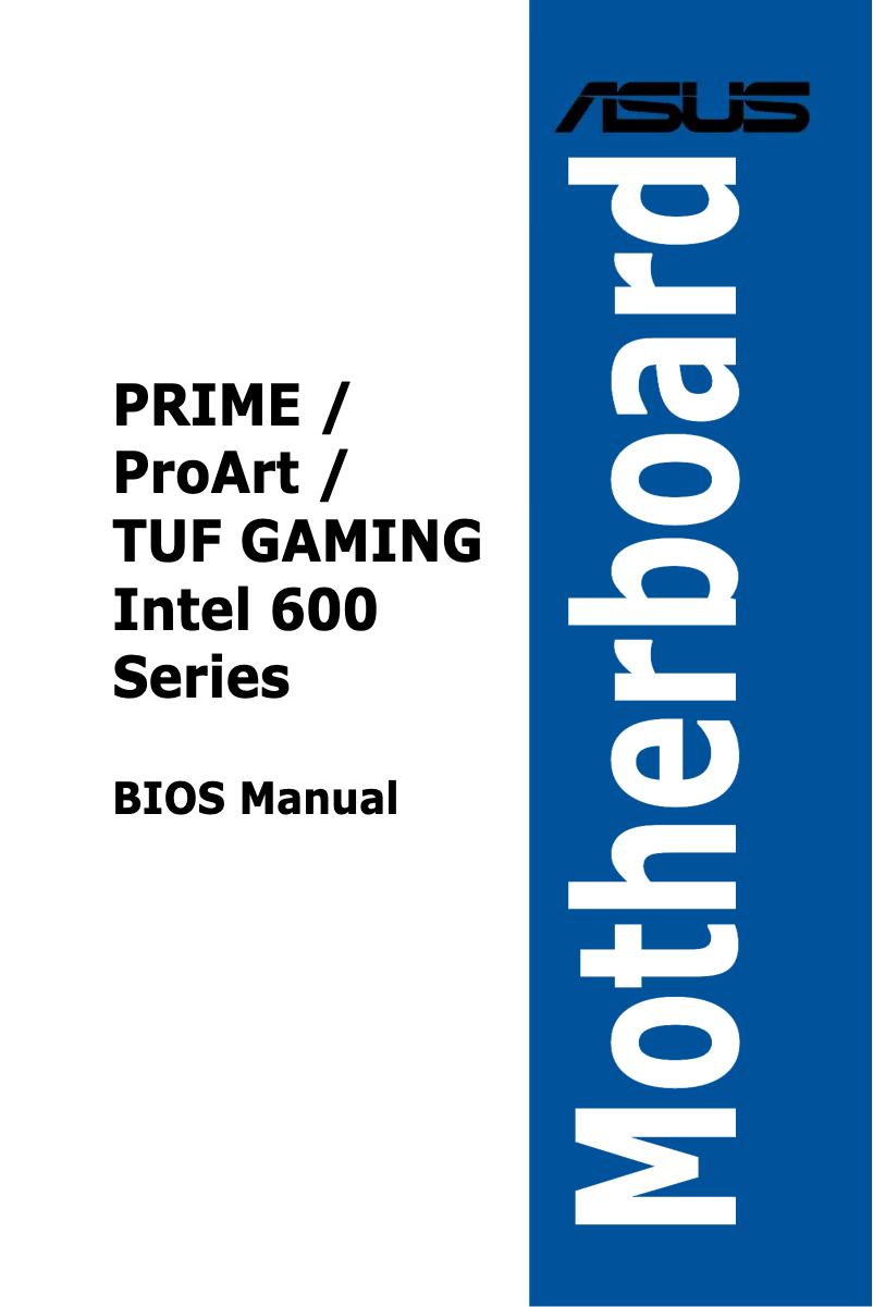 Imagen de la primera página del manual del dispositivo TUF Gaming Z690-Plus