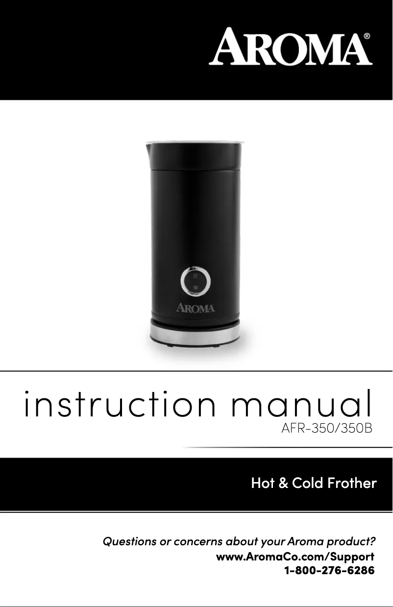 Página 1 del manual Manual de usuario Aroma AFR-350
