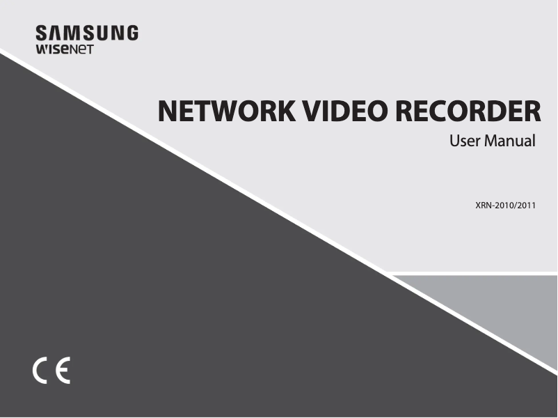 Página 1 del manual Manual de usuario Samsung XRN-2011