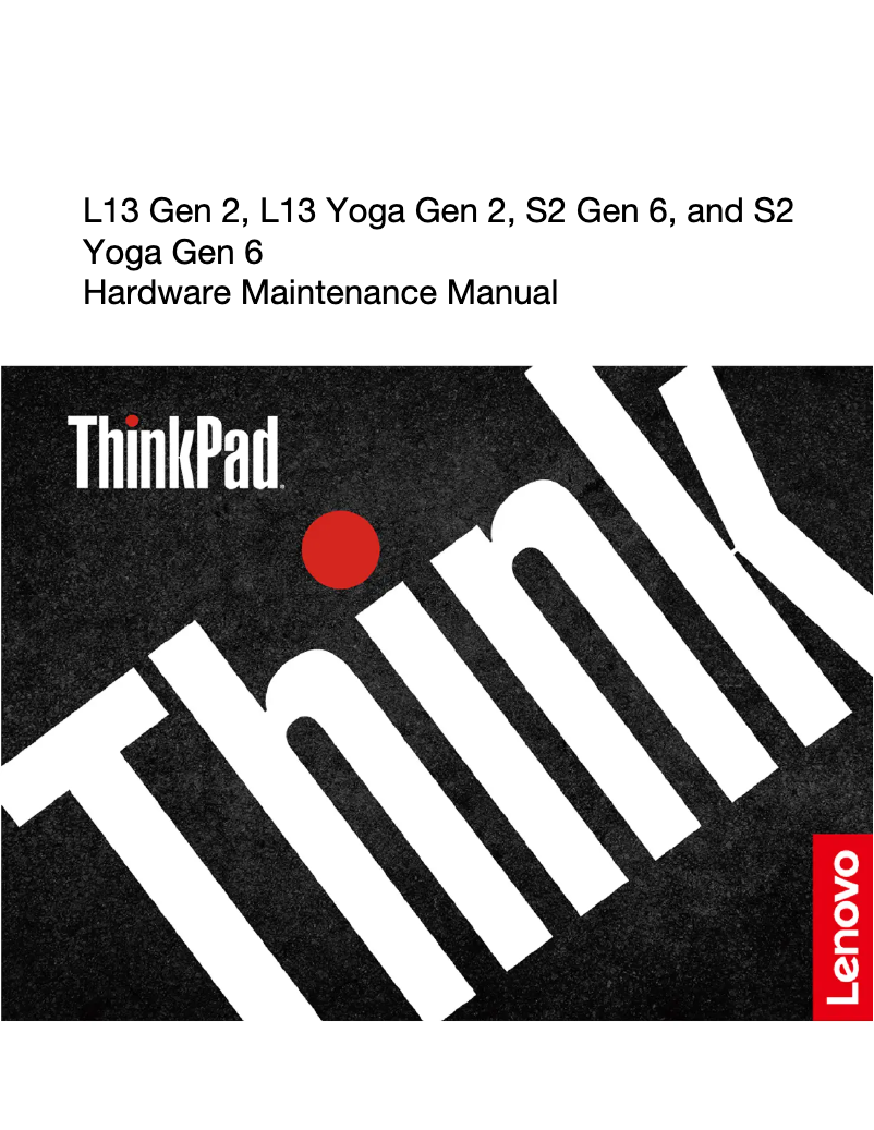 Página nº 1 - Manual de usuario Lenovo ThinkPad L13 G2