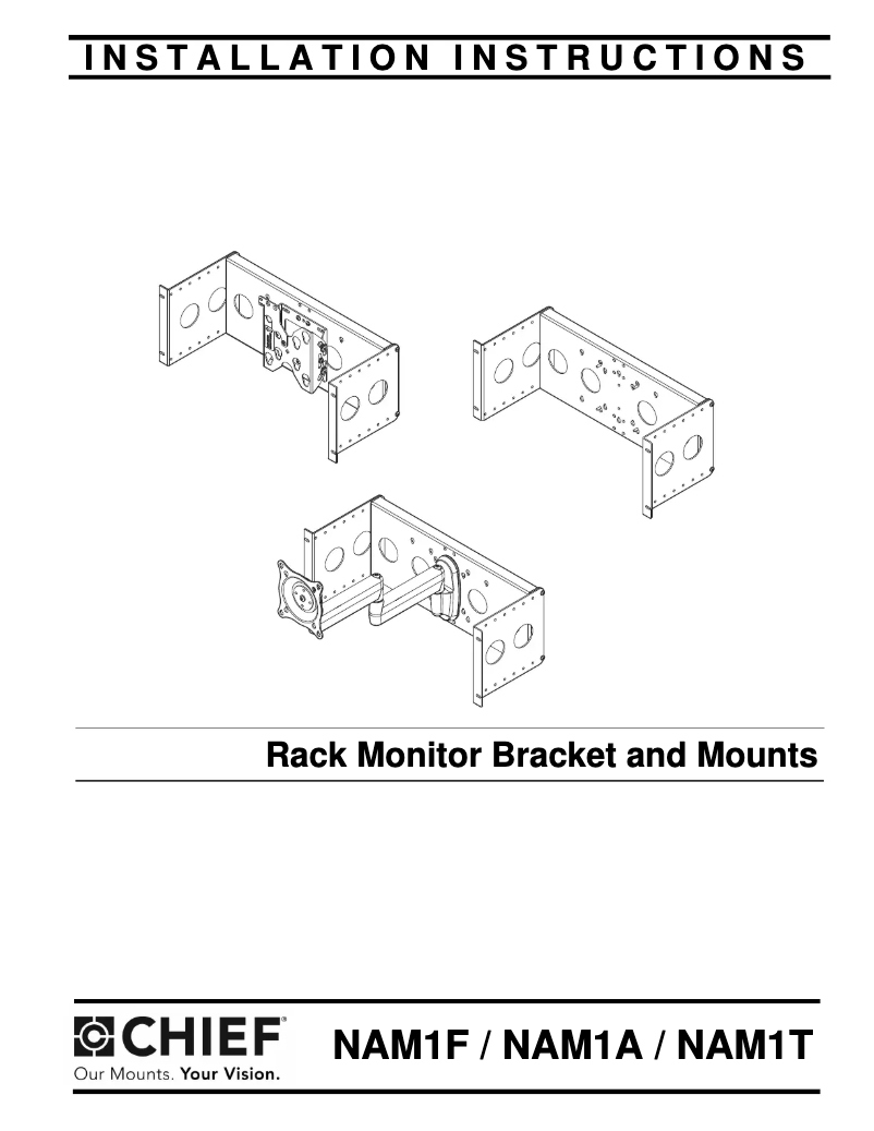 Página 1 del manual Manual de usuario Chief NAM1T