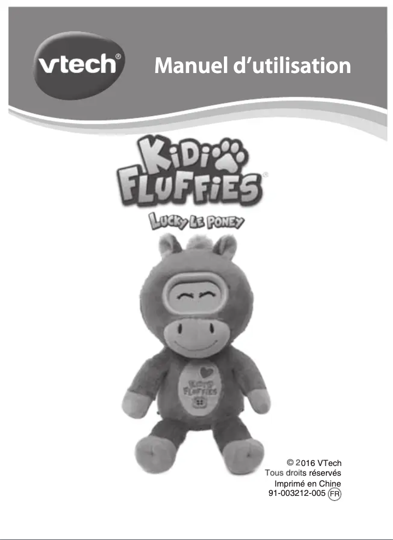 Página 1 del manual Manual de usuario Vtech Lucky (poney)