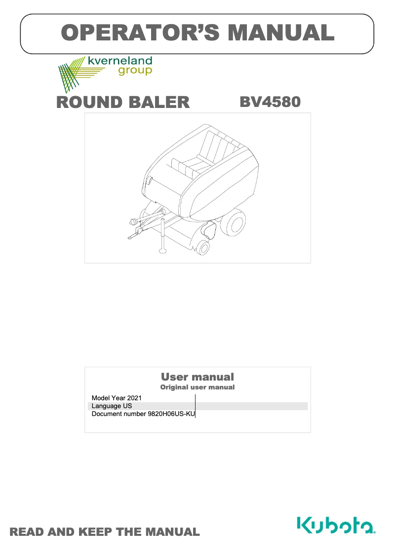 Imagen de la primera página del manual del dispositivo BV4580