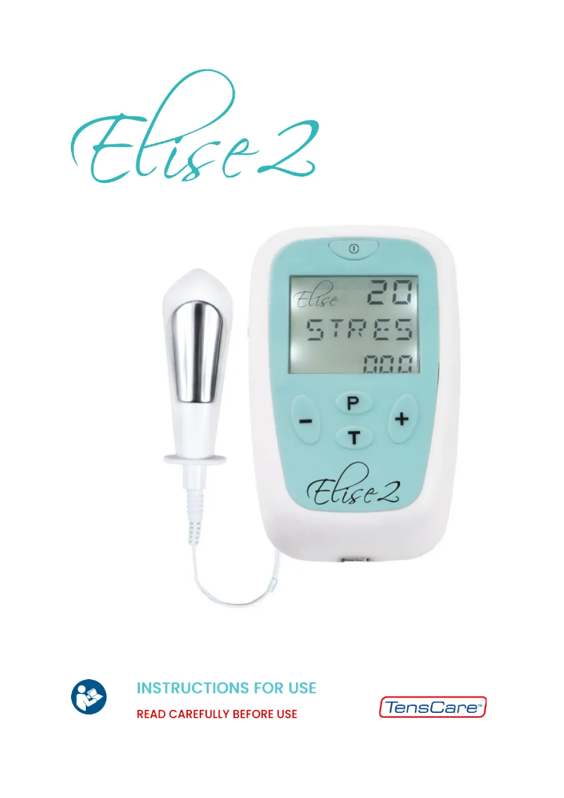 Imagen de la primera página del manual del dispositivo Elise 2