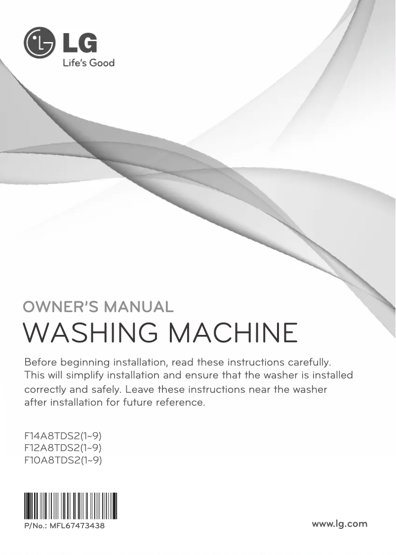 Página 1 del manual Manual de usuario LG F14A8TDS25