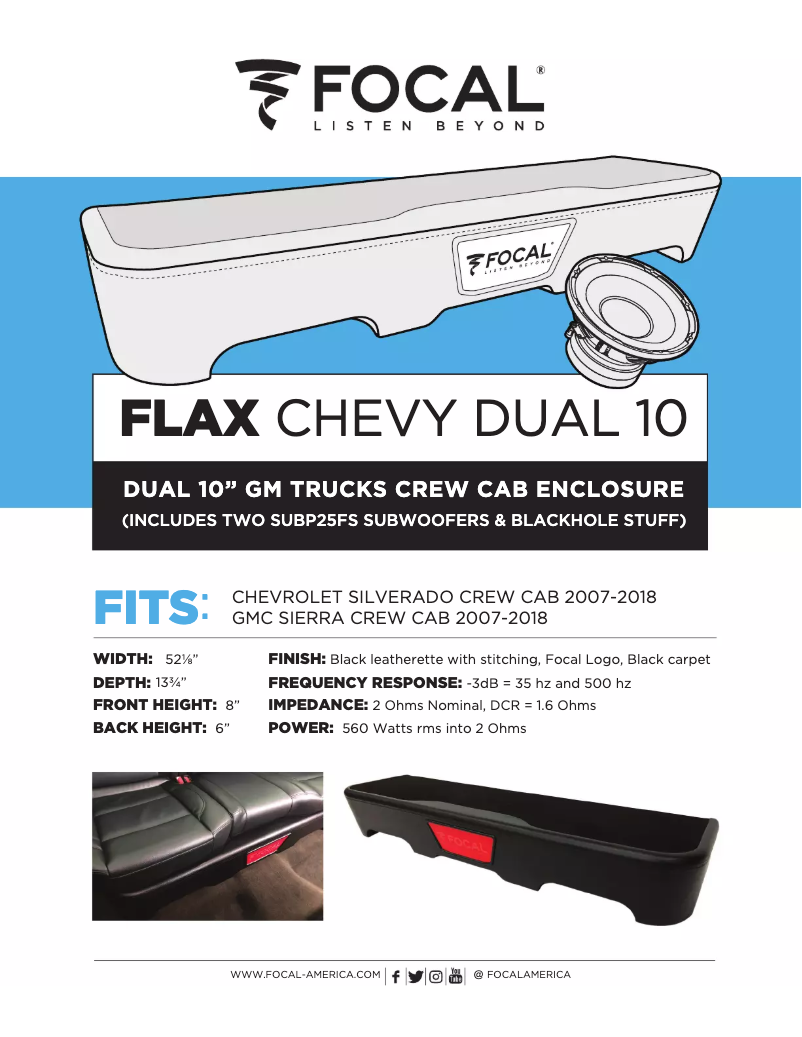 Imagen de la primera página del manual del dispositivo FLAX Chevy Dual 10