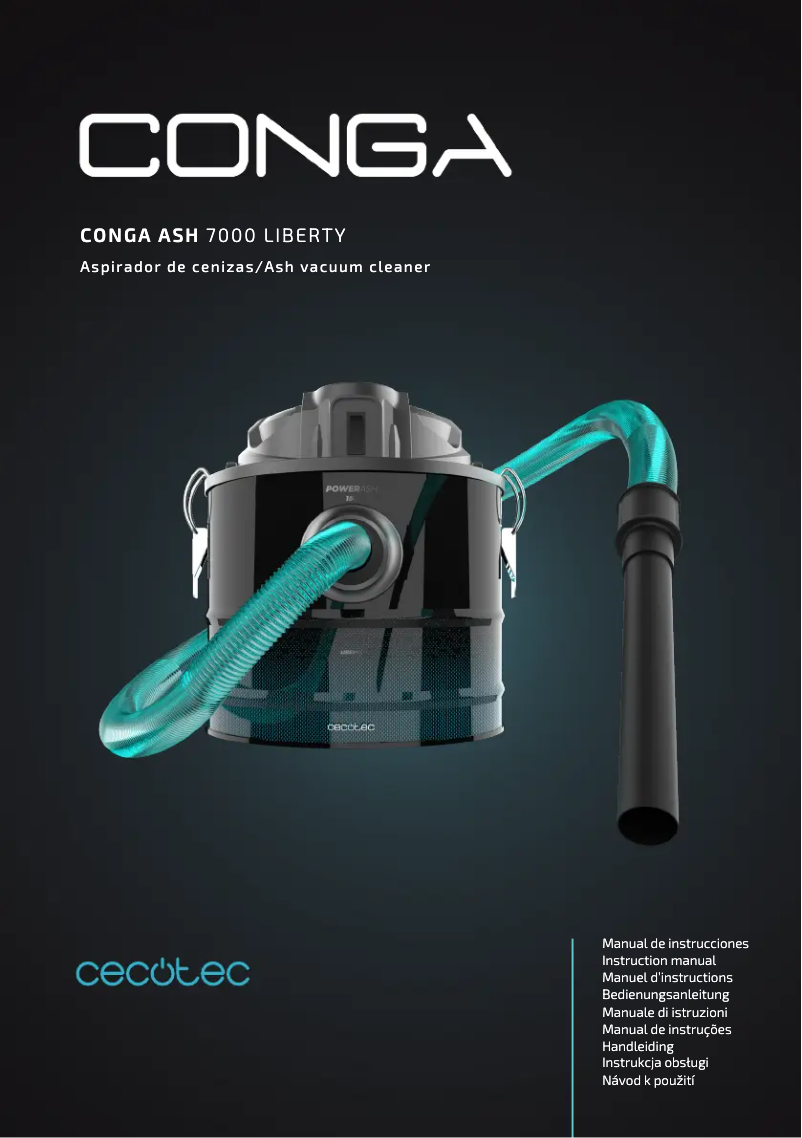 Imagen de la primera página del manual del dispositivo Conga Ash 7000 Liberty