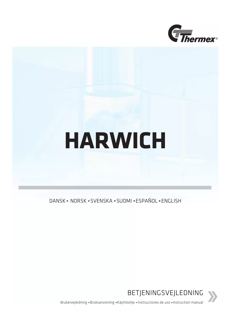 Página 1 del manual Manual de usuario Thermex Harwich