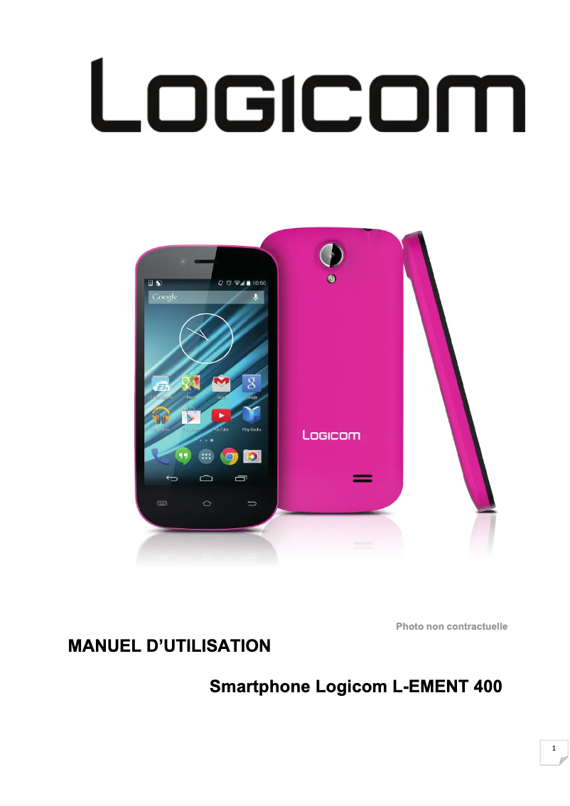 Imagen de la primera página del manual del dispositivo L-Ement 400