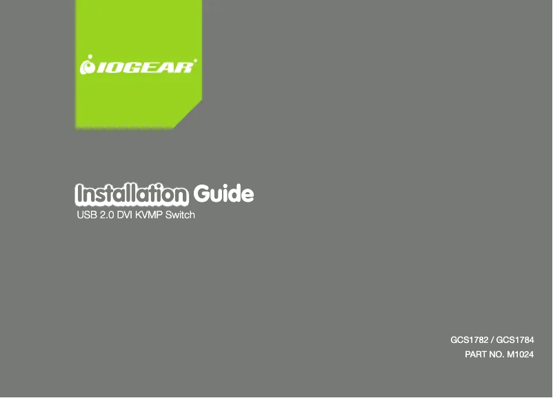 Página 1 del manual Manual de usuario iogear GCS1784