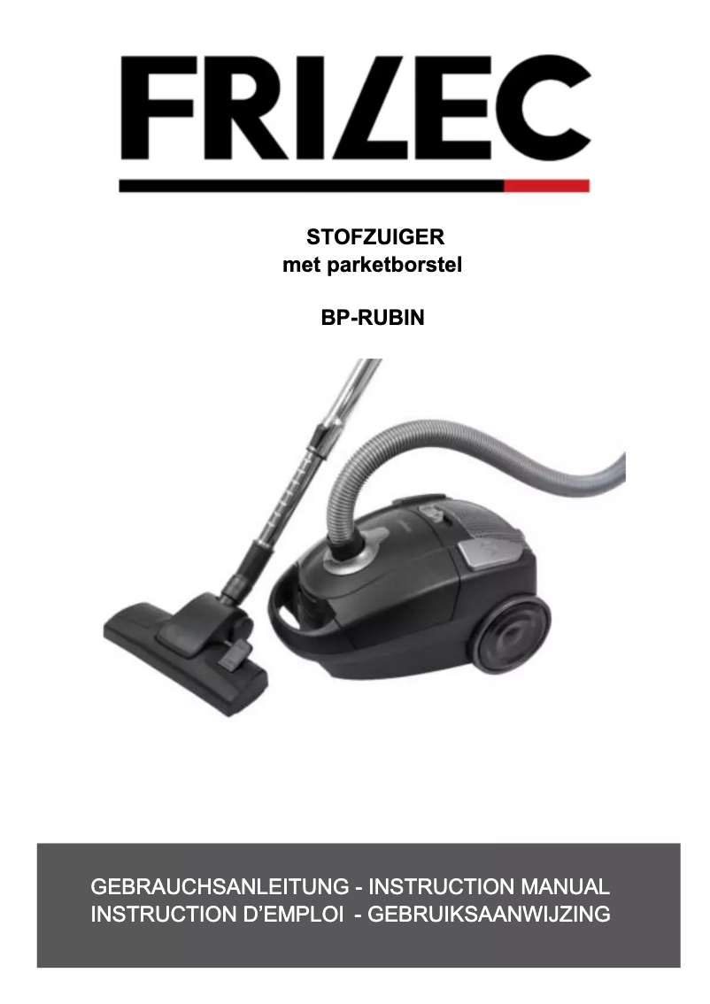 Página 1 del manual Manual de usuario Frilec BP-Rubin