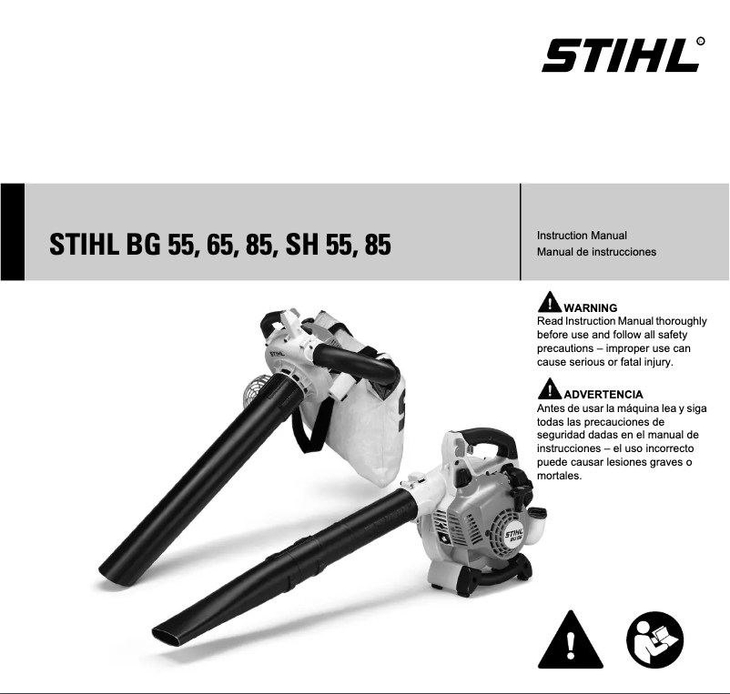 Página nº 1 - Manual de usuario Stihl SH 55