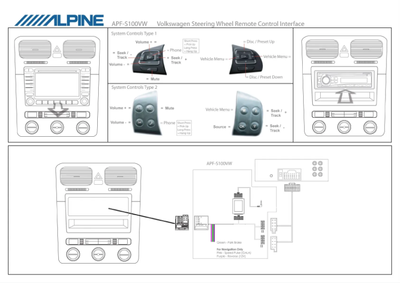 Página nº 1 - Manual de usuario Alpine APF-S100VW