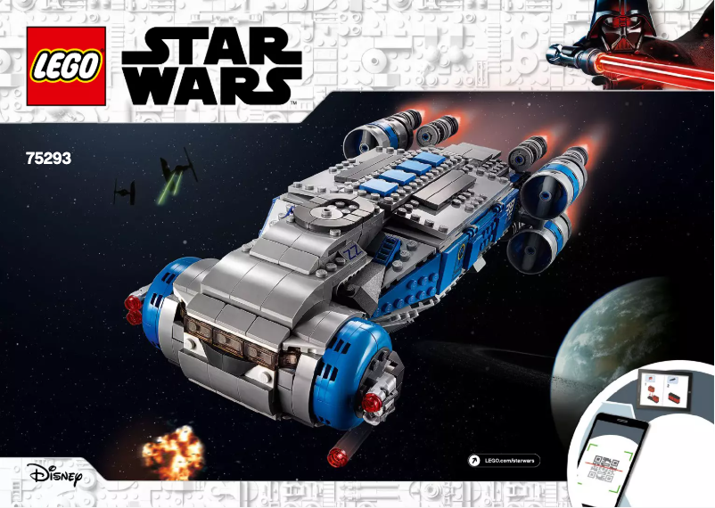 Imagen de la primera página del manual del dispositivo Star Wars 75293