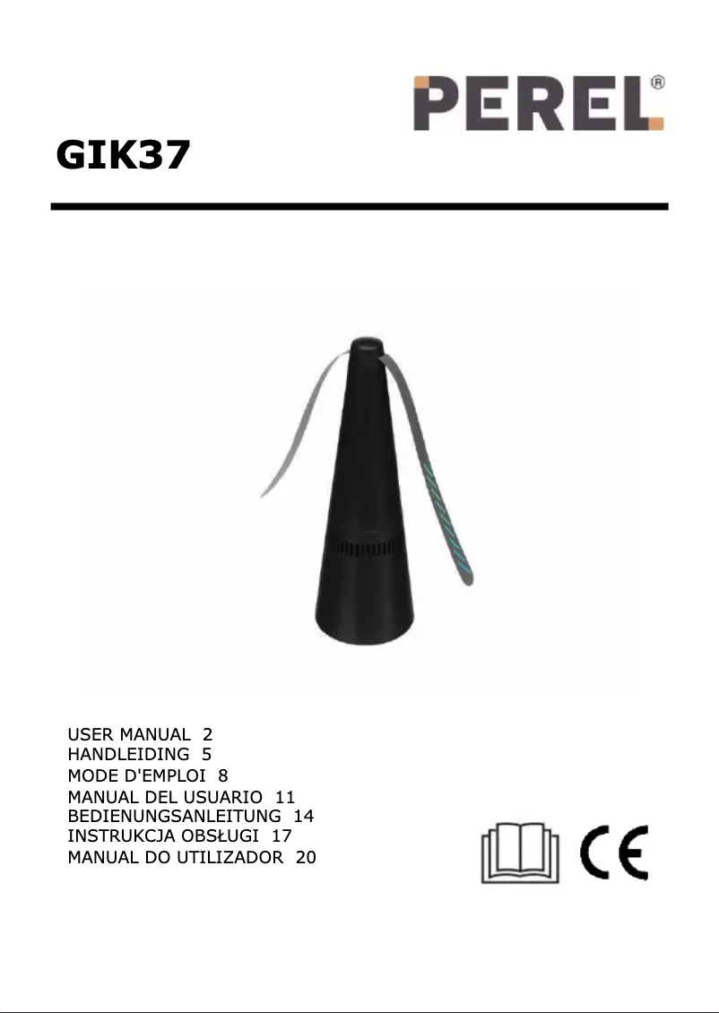 Página 1 del manual Manual de usuario Perel GIK37