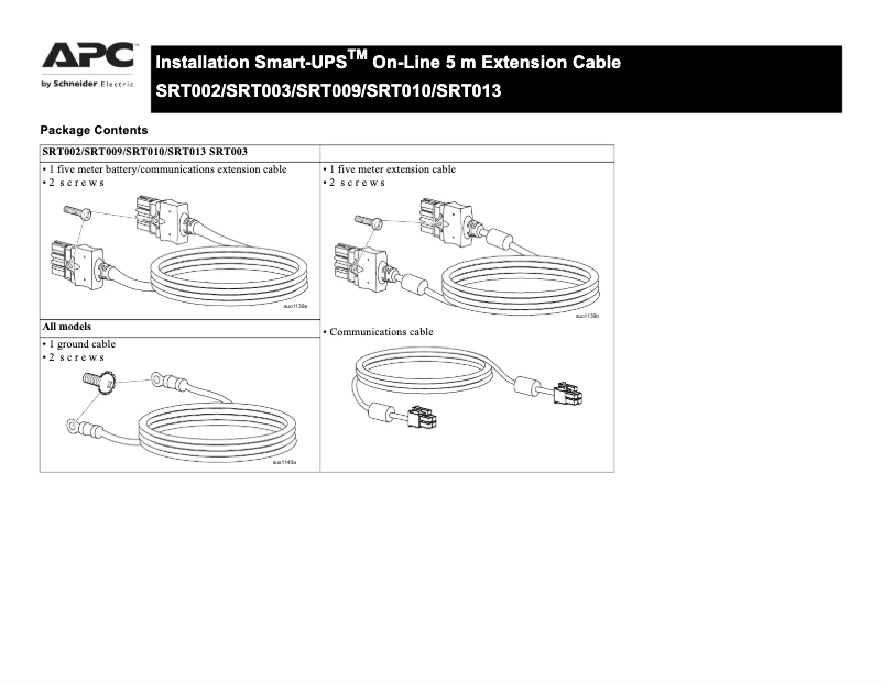 Imagen de la primera página del manual del dispositivo SRT003
