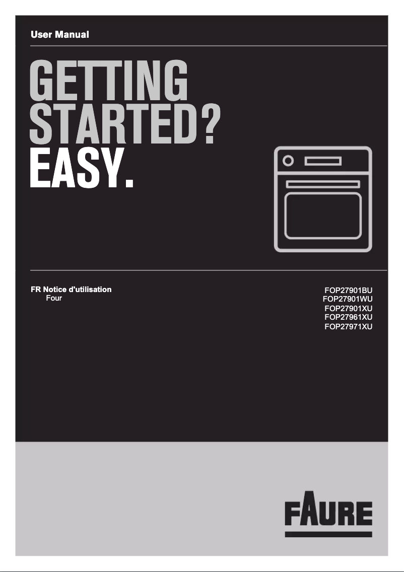 Página nº 1 - Manual de usuario Faure FOP27901XU